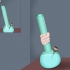 Fumando um bong
