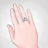 Vestindo um claddaghring