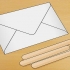 Abrindo um envelope lacrado
