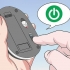 Conectando um mouse sem fio logitech a um computador windows ou mac