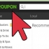 Usando um voucher groupon