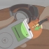Usando um fone de ouvido