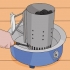 Usando um defumador de carvão