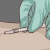 Lendo um teste cutâneo para tuberculose