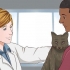 Dando sedativos a um gato