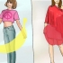 Usando um vestido maxi