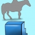 Monte um cavalo
