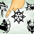 Faça uma tatuagem temporária com delineador