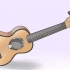 Afinando um ukulele