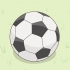 Atirar uma bola de futebol