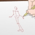 Desenhando o corpo de uma mulher