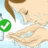 Tirando um fio de cílios do seu olho