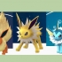 Eevee evolui em todas as suas evoluções