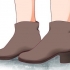Usando botas de tornozelo