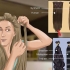 Colocando extensões de cabelo