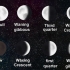 Reconhecendo se a lua está crescendo ou minguando