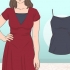 Cobrindo o decote em um vestido elegante