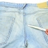 Conserte a virilha do seu jeans