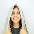 Enrole o cabelo em uma toalha
