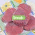 Bife redondo de churrasco