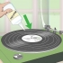 Livrar-se de arranhões em discos de música