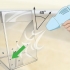 Limpeza de plexiglass