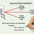 Calcular porosidade