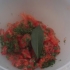 Fazendo sopa de tomate turco