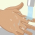 Inserindo creme vaginal
