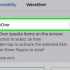 Desative o voiceover no seu iphone