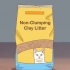 Evitando que a areia do gato grude nas patas do seu gato