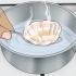 Perfurando um buraco em uma concha sem uma broca